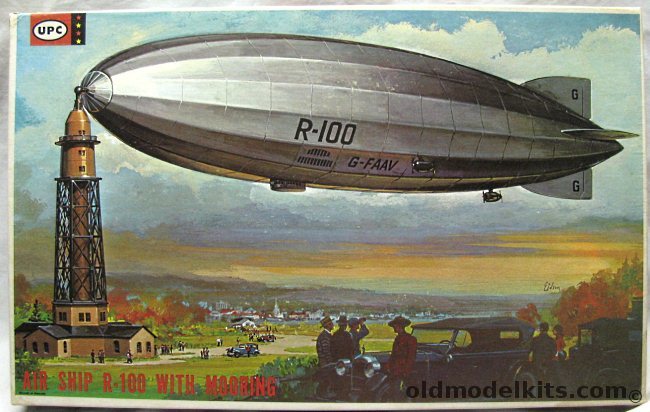 UPC 1/500 Airship R-100 With Mooring - (ex-Frog), 5040-500 plastic model kit